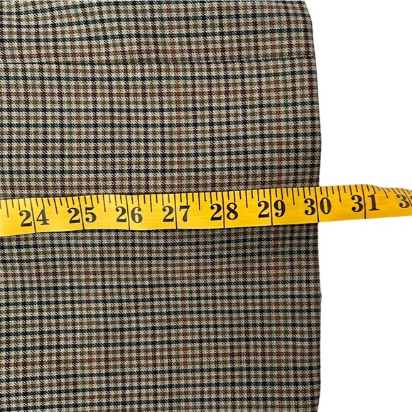 Burberry Men's Plaid 10% Wool Brown Suit Blazer Classic Old money Academia 42 SH - Picture 8 of 15